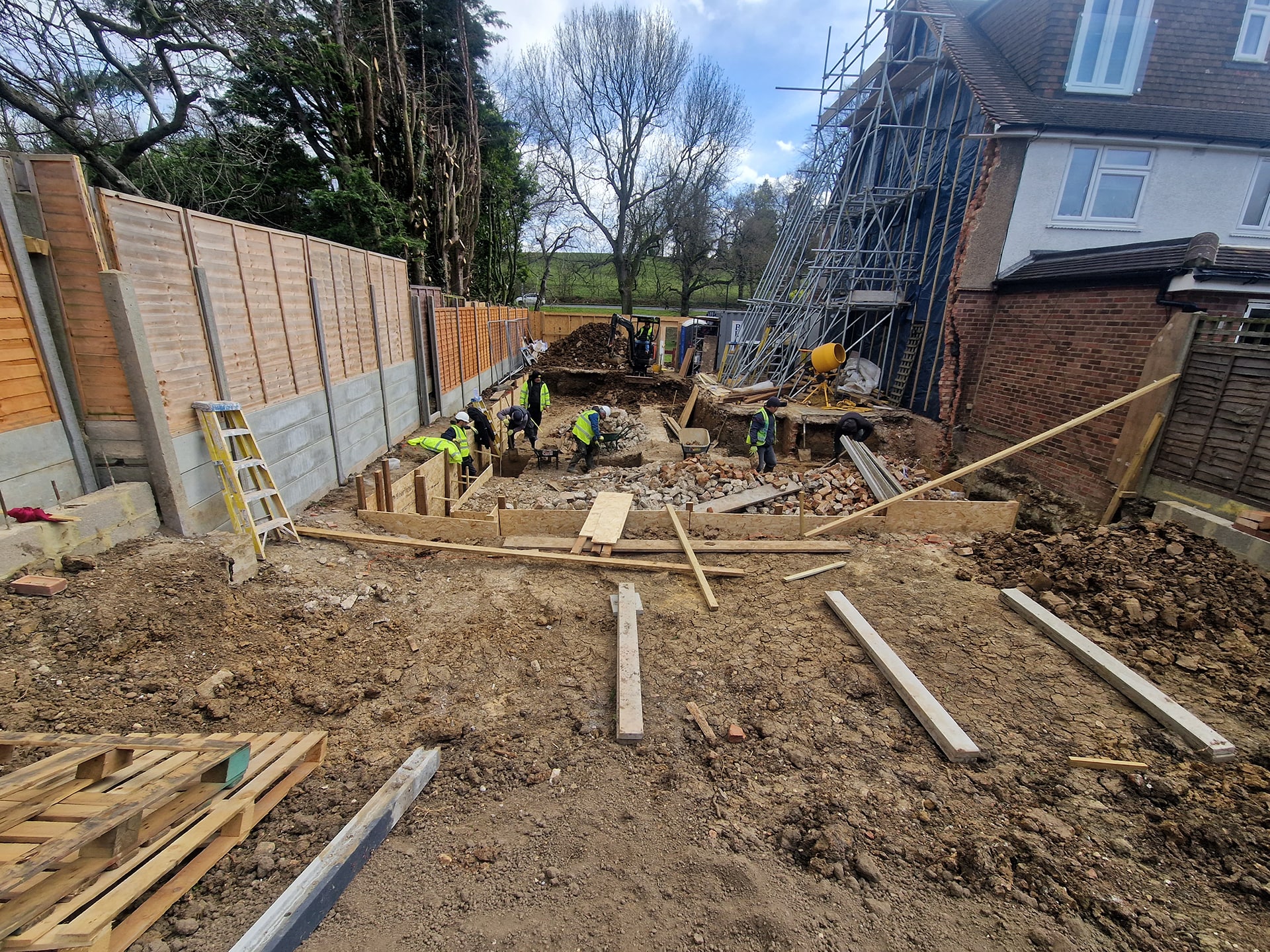 Kitchen before construction