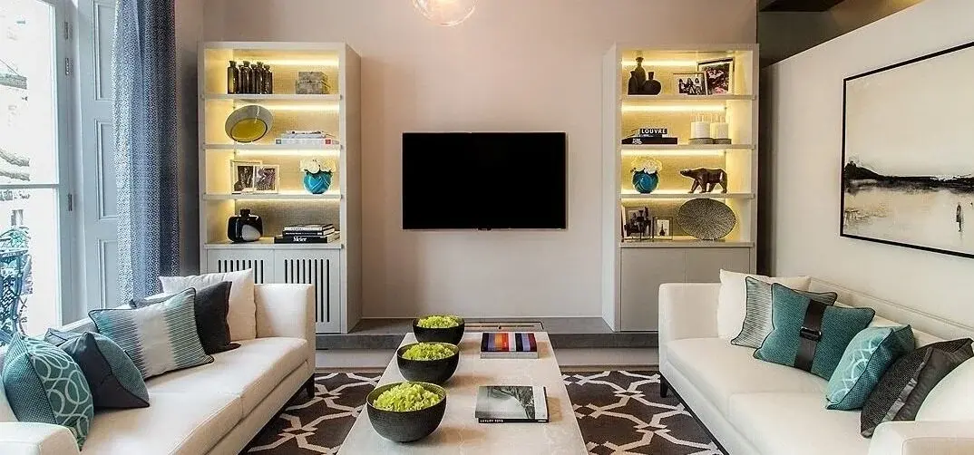 Home interior after design work